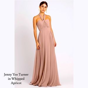 Jenny Yoo Turner Dress in Whipped Apricot